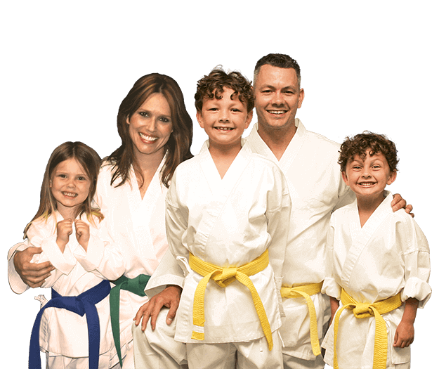 Martial Arts Lessons for Families in Nutley NJ - Group Family for Martial Arts Footer Banner
